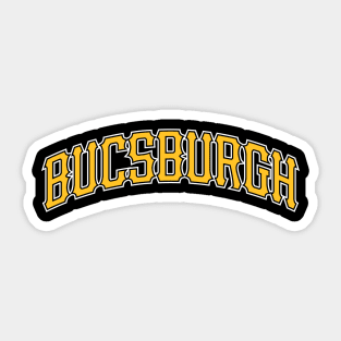 Bucsburgh - Black Sticker